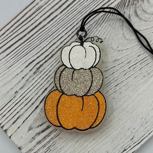 Pumpkin stack freshie, car freshie, Halloween themed car freshie, girly car freshie, freshy,