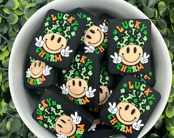 Lucky Charm Silicone Focal Bead