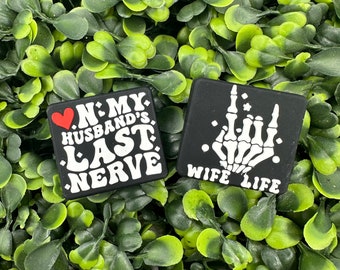 Wife Life Silicone Focal Bead
