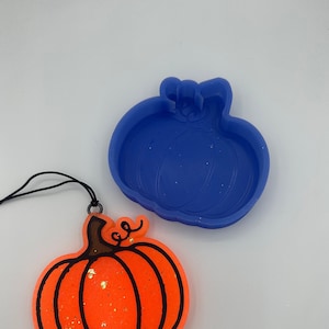Pumpkin freshie mold, cute pumpkin freshie molds, car freshie molds, fall freshie molds, Halloween themed silicone mold