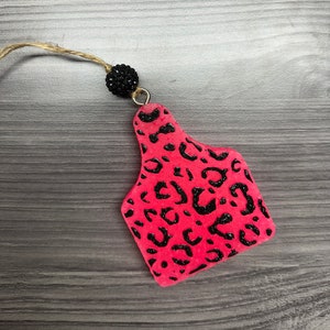Leopard Print Car Freshie