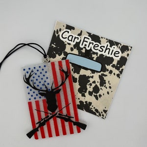 Deer hunting car freshie, car freshie for men, car freshie, car freshener