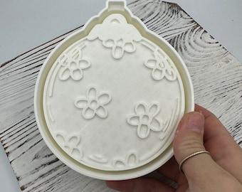 Christmas ornament silicone freshie mold, car freshie mold, freshie molds, silicone molds