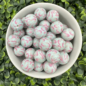 15mm Boho Rainbow Silicone Bead