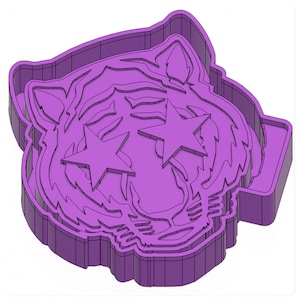 Tiger star eyes car freshie mold, Animal freshie mold, silicone freshie mold,  freshie mold