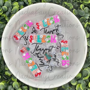 Speech Therapist Silicone Focal Bead