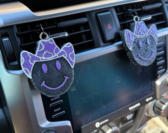 Vent Cowgirl Smiley Face Car scents// car freshies