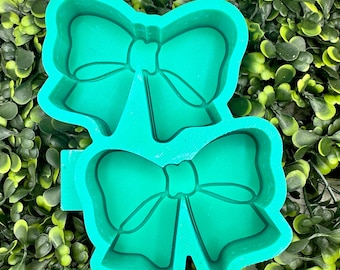 Bow car freshie vent clip mold, freshie vent clip mold, freshie molds
