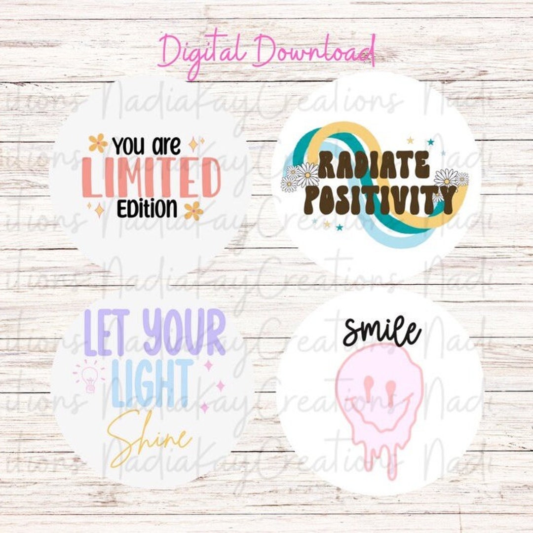 Positive Affirmations Digital Download Pngs, Digital Downloads, Digital ...
