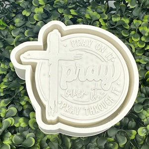 Pray on it freshie mold, freshie molds, car freshie molds, religious freshie molds, silicone mold