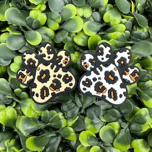 Gepard Paw Print Silikon Fokal Bead