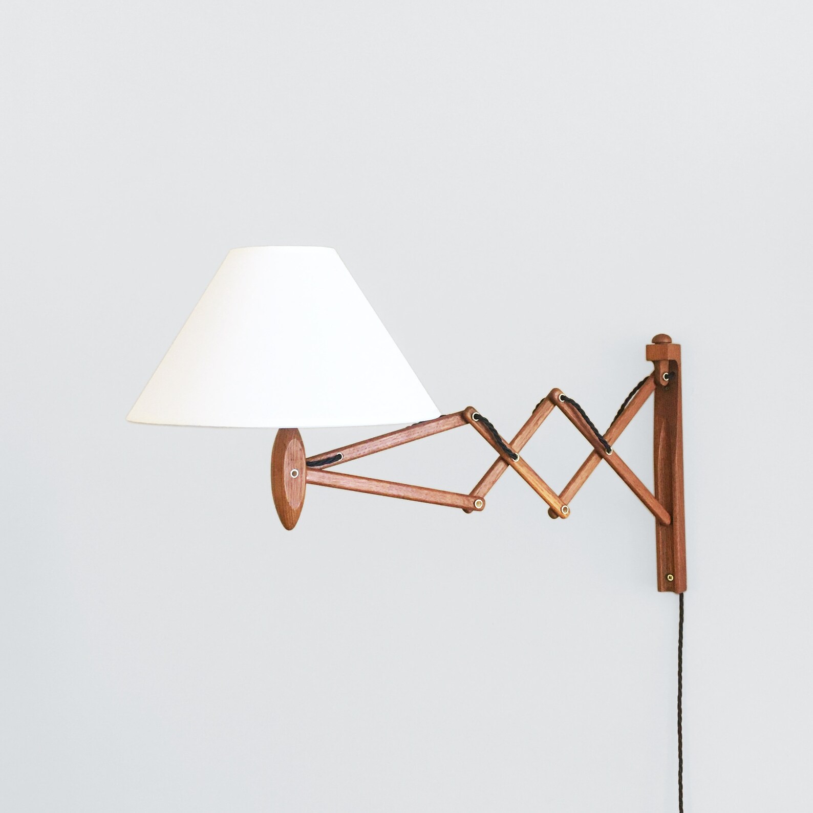 Concertina wall lamp by Erik Hansen Etsy