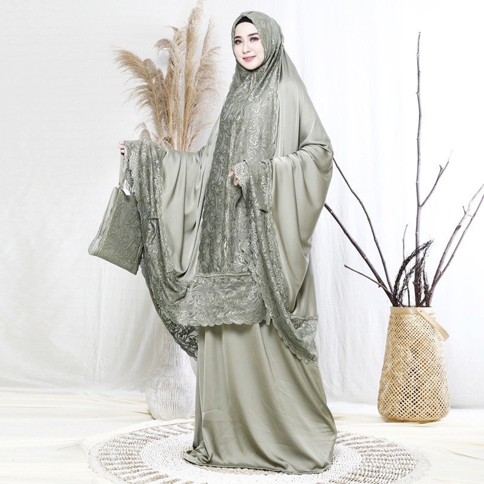 Islamic prayer dress-adult prayer clothes-salah dress-prayer | Etsy