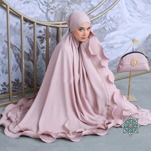 Islamic Prayer Dress for Muslim Women/prayer Hijab//mukenah/salah