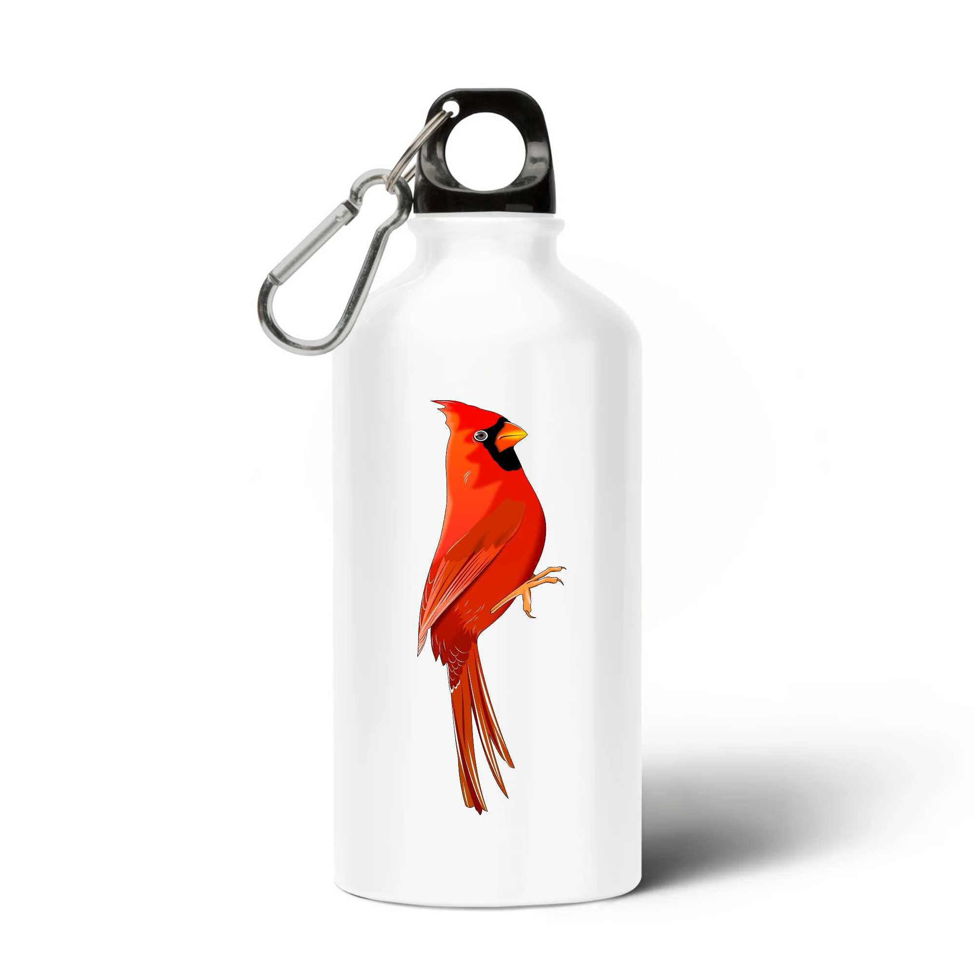 Oiseau Cardinal - Gourde en Aluminium