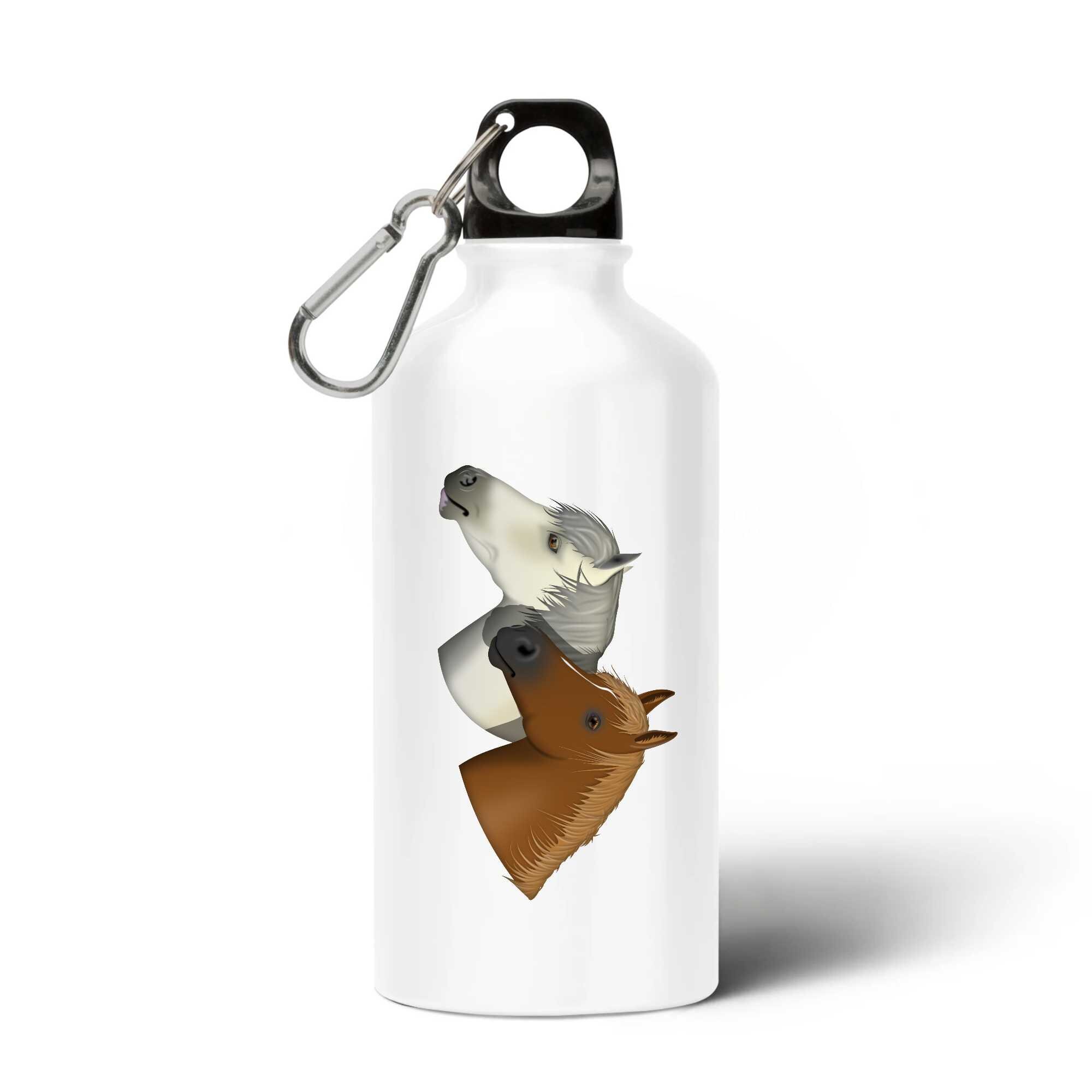 Couple de Chevaux - Gourde en Aluminium