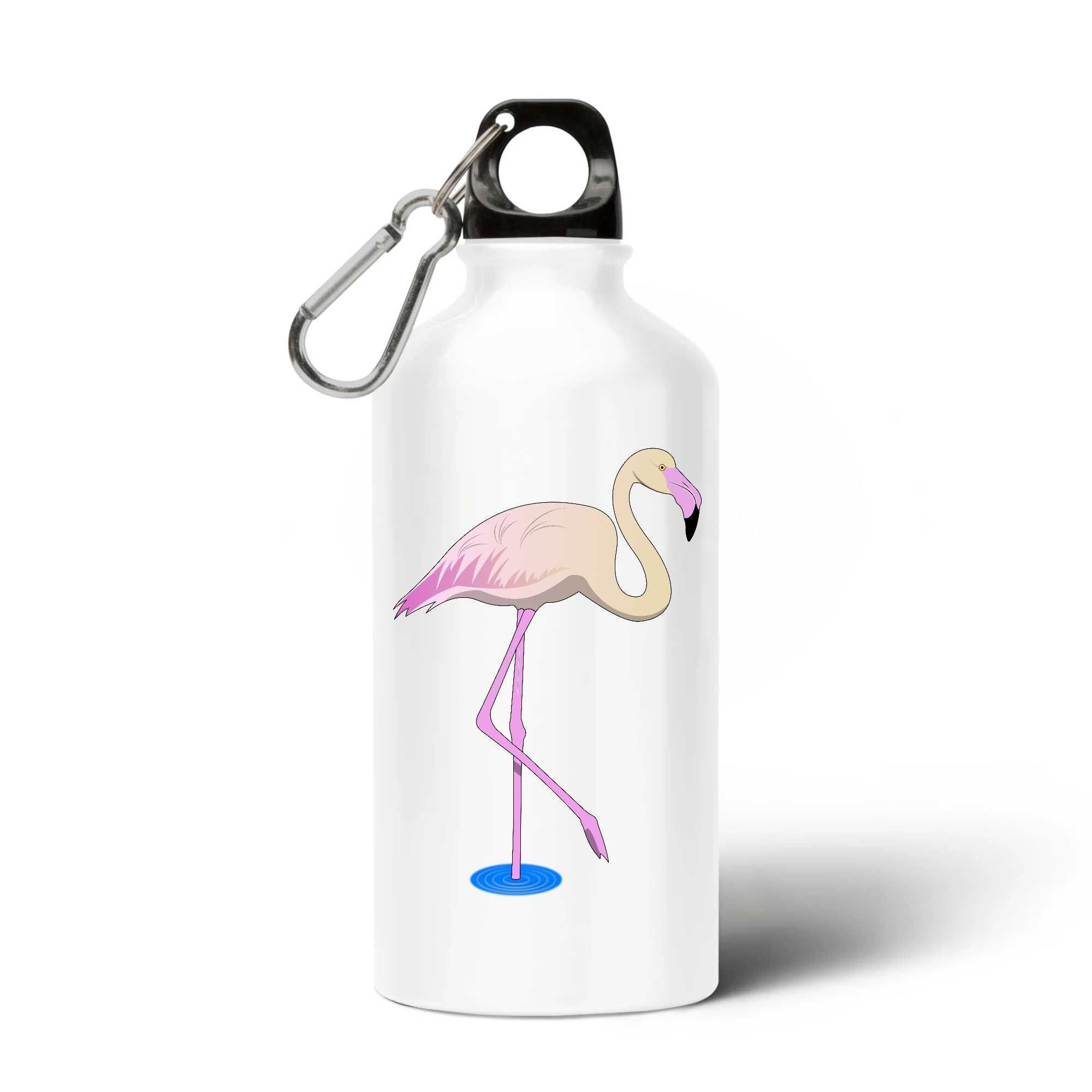 Flamant Rose - Gourde en Aluminium