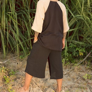 Sustainable Shorts Conscious Wardrobe Sustainable Clothing Slow Fashion Eco Chic Organic Cotton Shorts Ethical Brand Muslin image 5