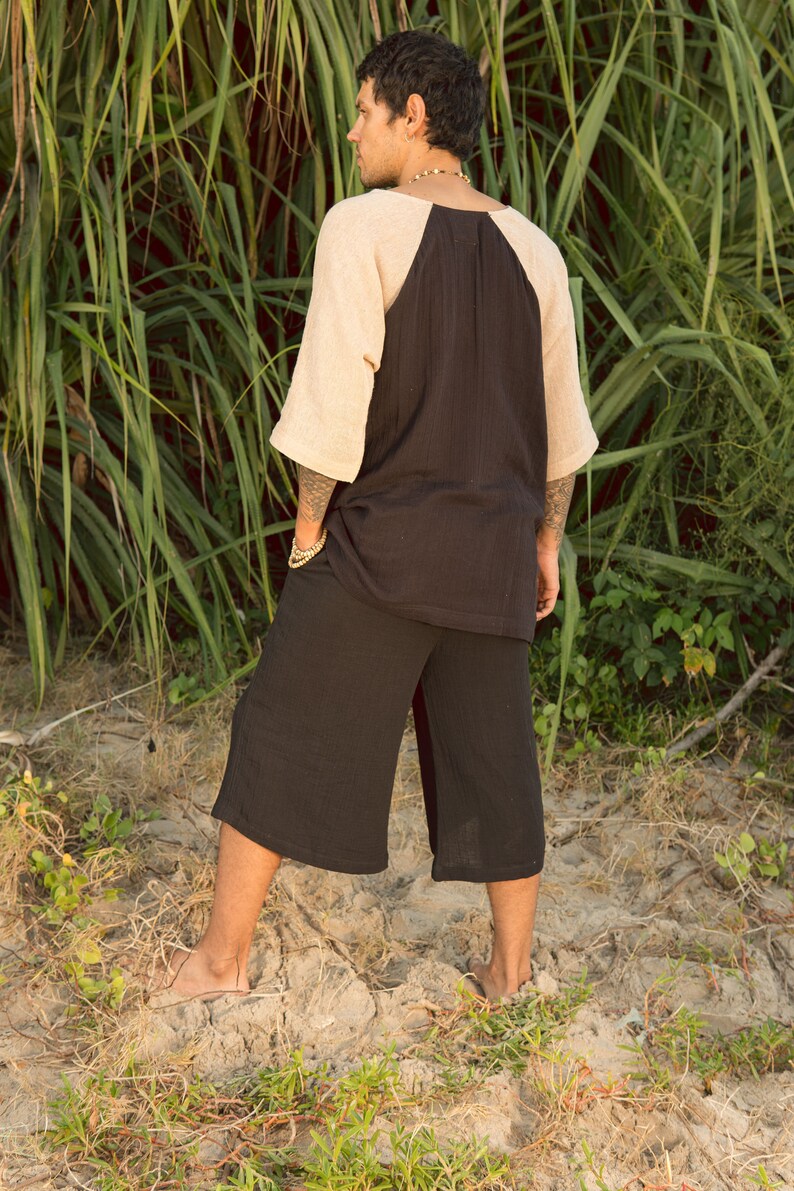 Sustainable Shorts Conscious Wardrobe Sustainable Clothing Slow Fashion Eco Chic Organic Cotton Shorts Ethical Brand Muslin image 5