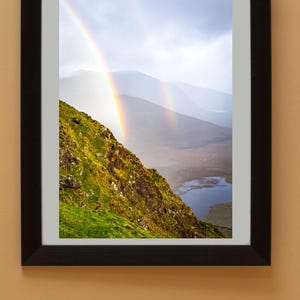 Doppio arcobaleno sul Conor Pass, contea di Kerry
