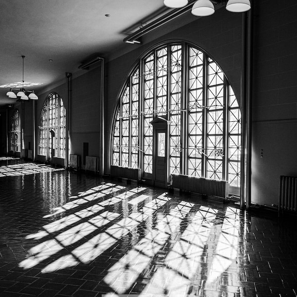 Ellis Island Shadows New York - Digital Download