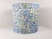 Lampshade in blue Liberty Pheasant Forest fabric | Handmade luxury drum lampshade in various sizes | Ceiling pendant, table and floor lamps. 