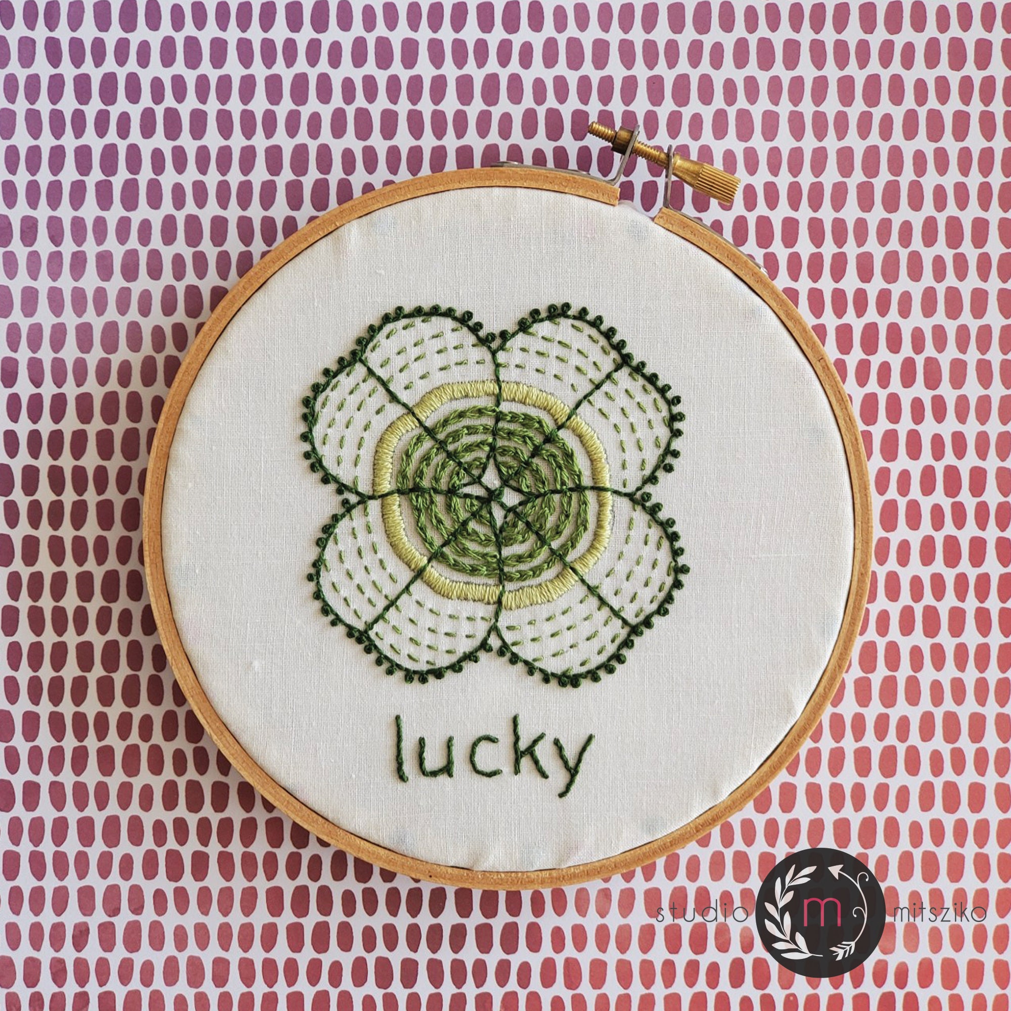 Clover Beginning Embroidery Sampler Pattern PDF