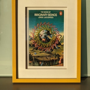 Bestickte Vintage Buchhüllen Postkarten