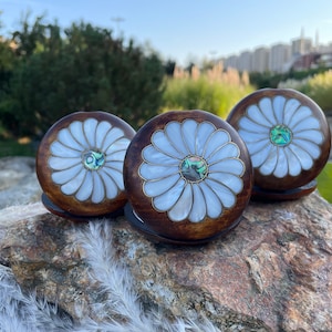 3 Mirror Set, Mother of Pearl Inlay Handmade Compact Mirror for women - Personalised Cosmetic Bag Accessory - Birthday gift