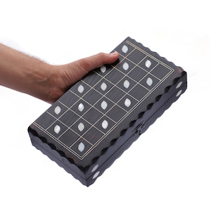 Wood Backgammon and Checkers Set - Backgammon Game Travel Set - Real White Mother Of Pearl Inlaid Mini Size Backgammon Game Set