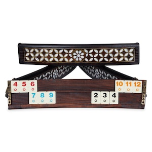 Rummikub Set Wood - Rummy Cube Game - Rummy Board - Rummikub Set