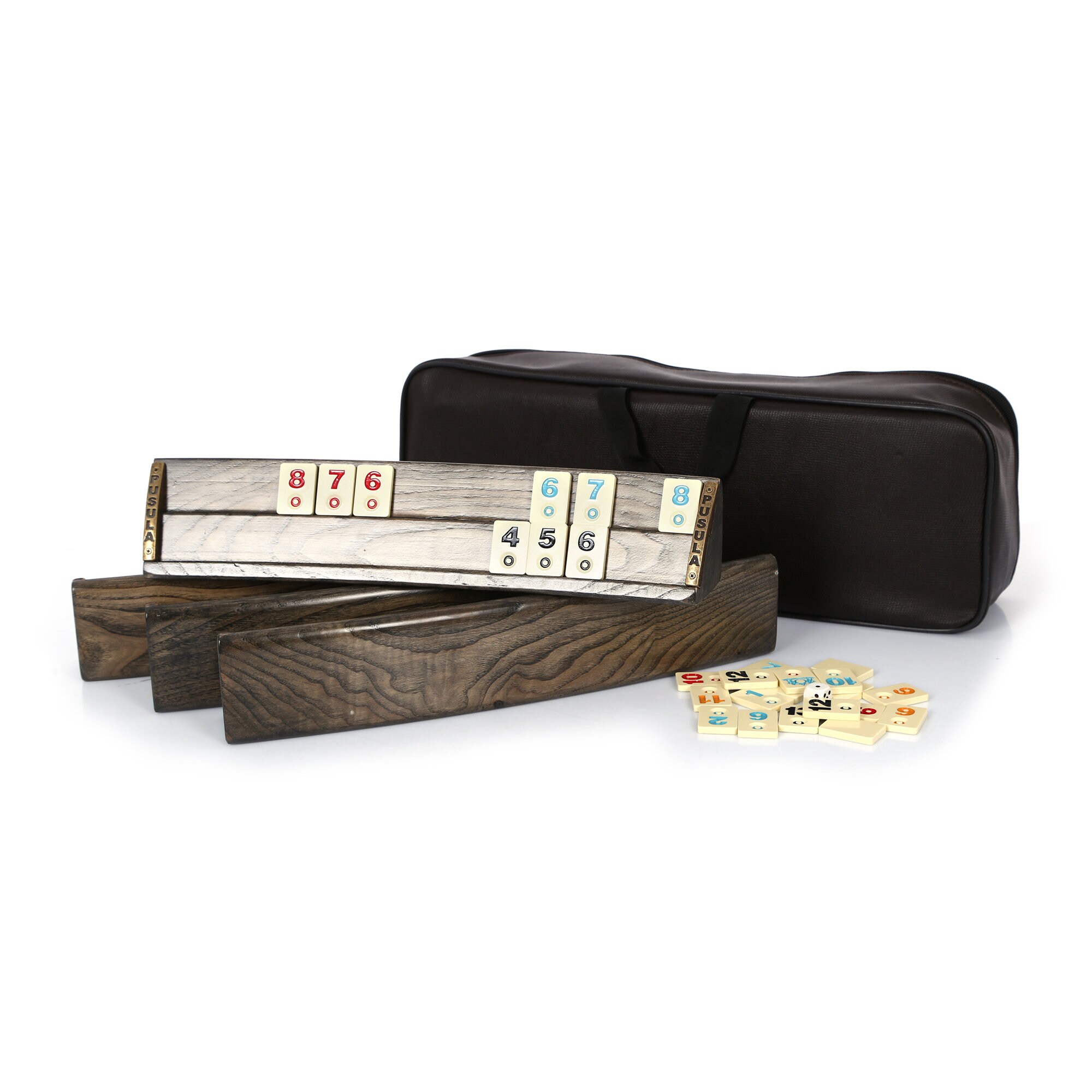 Blue Moon Rummikub Game Set Wooden Oval Rummikub Game Set Etsy
