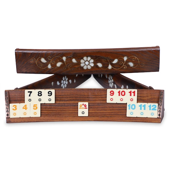 Special Rummicube Board Game Set Rose Rummy Cues Handmade Rumicube