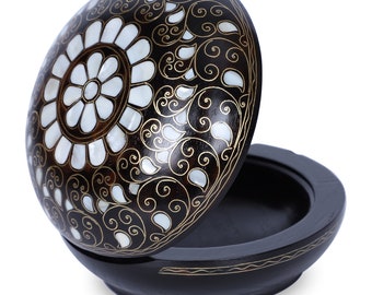 Wooden Mother of Pearl Inlaid Box