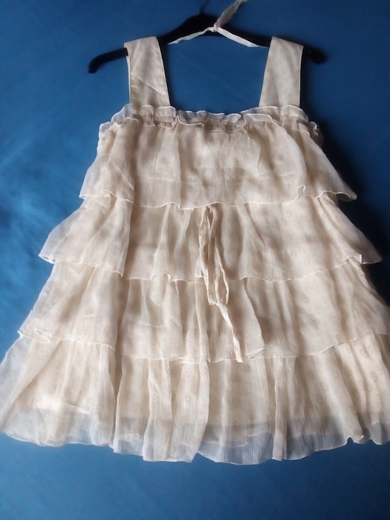 Silk chiffon top