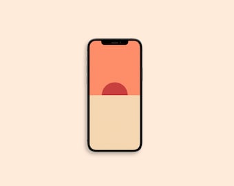 Sfondo minimalista per smartphone / Sfondo per iPhone / Download immediato
