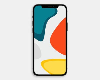 Sfondo iPhone / Sfondo Android / Sfondo minimalista per smartphone / Sfondo di design / Sfondo estivo / Sfondo colorato
