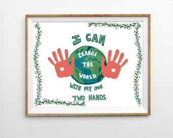 Change the World With My Own Two Hands Children's Activity