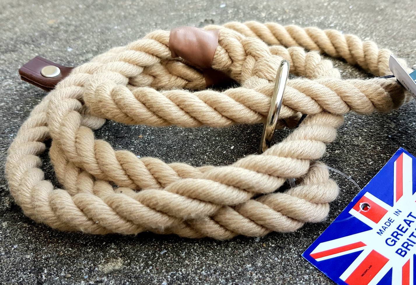 Natural rope woven dog slip lead. Lead rope. Hunting dog and Etsy