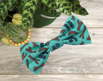 Dog Bow Tie, Snaps Over Collar: Branch Manager