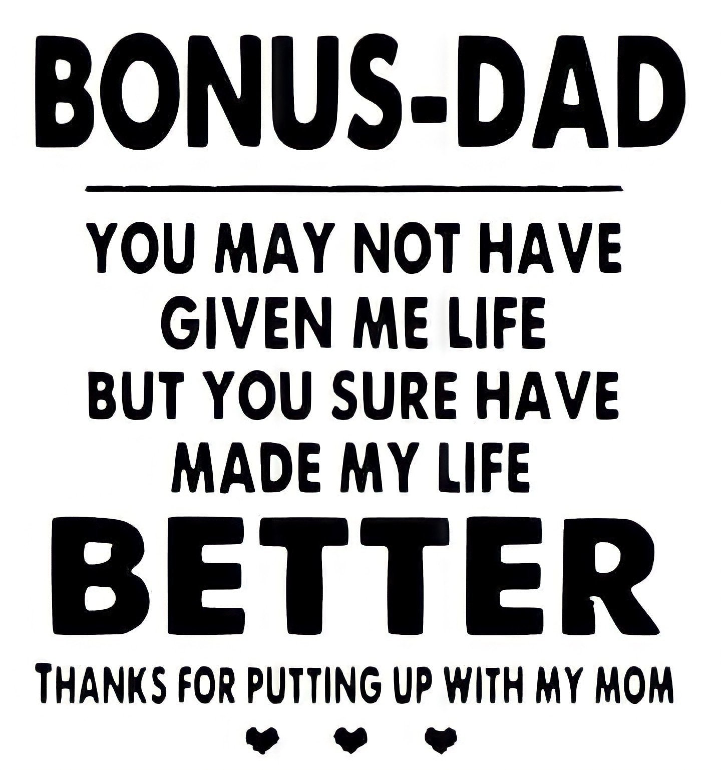 Bonus Dad SVG - Etsy