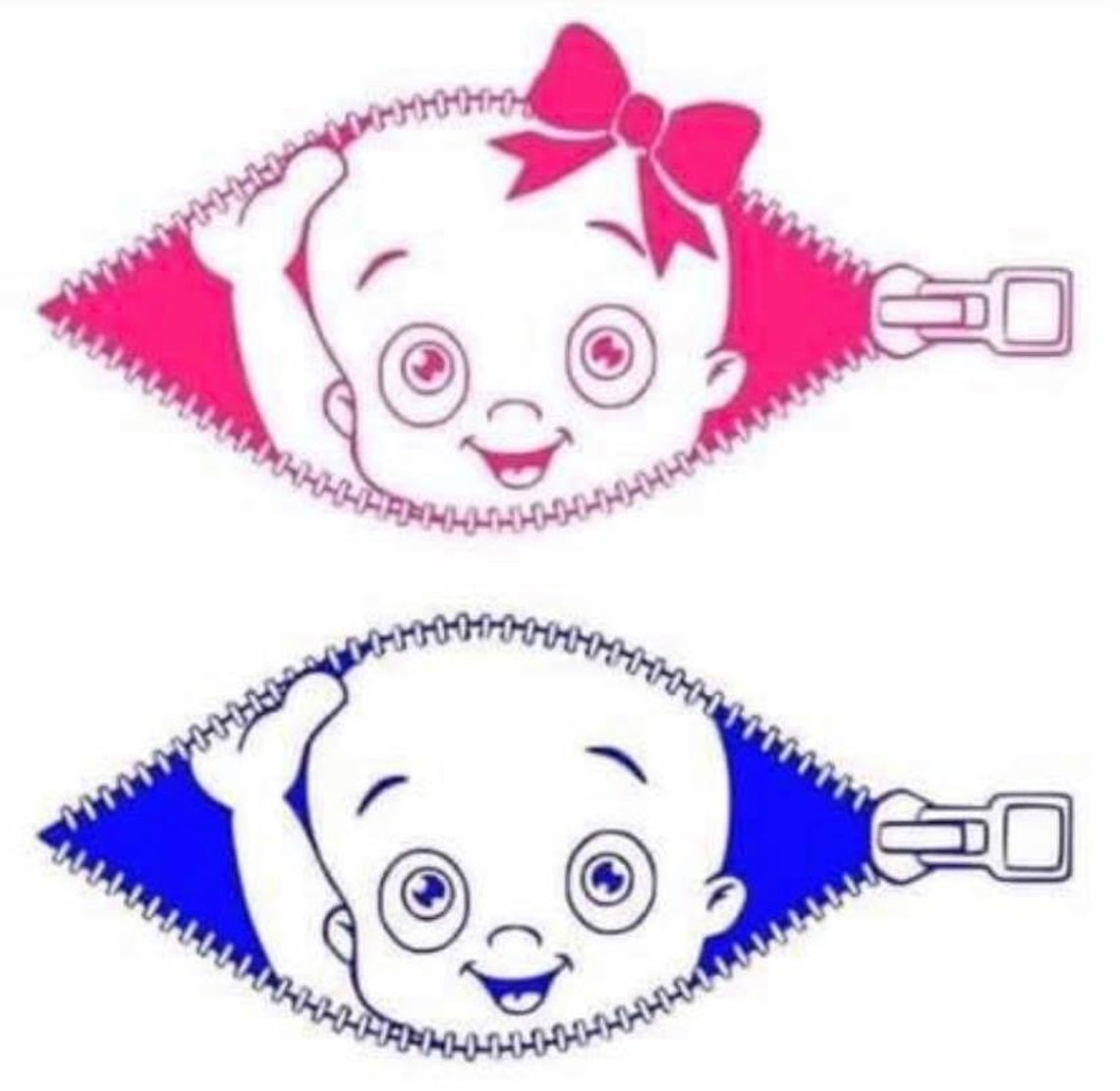 Baby Zipper SVG Etsy