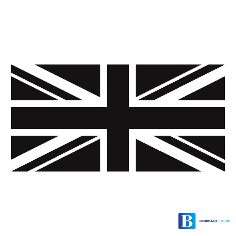 Great Britain Union Jack Flag Vinyl Decal Sticker for Wall/window/car ...