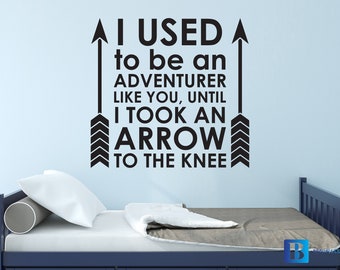 Adventurer Arrow Cool Room Wall Art Decal Sticker
