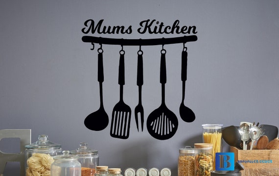 Mums Kitchen Utensils Funny Humour Home Wall Art Vinyl Decal - Etsy Mums Kitchen Utensils Funny Humour Home Wall Art Vinyl Decal - Etsy