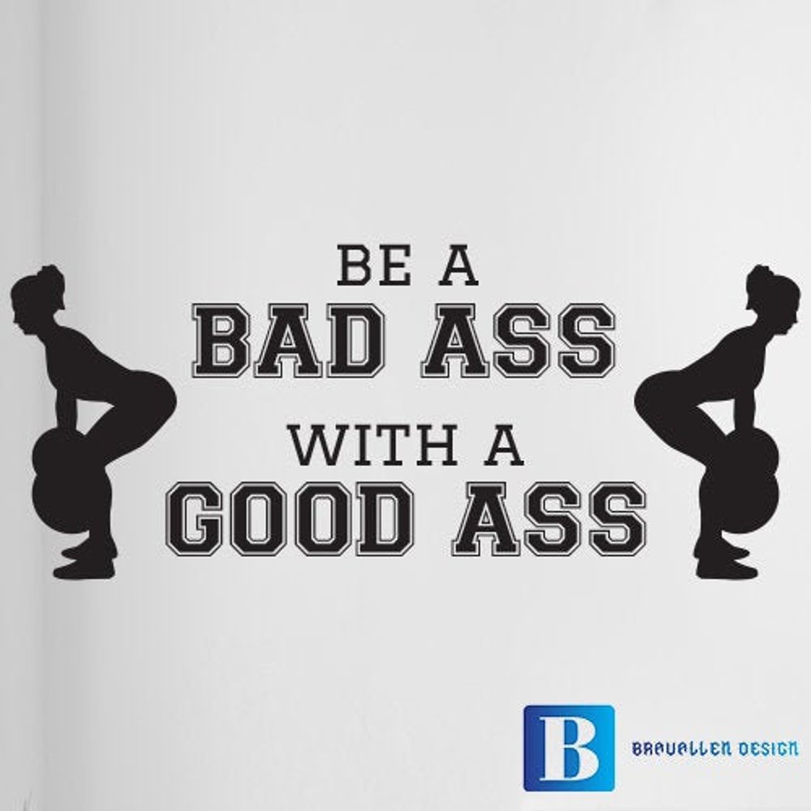 Funny Gym Workout Wall Art Decal Sticker Etsy UK