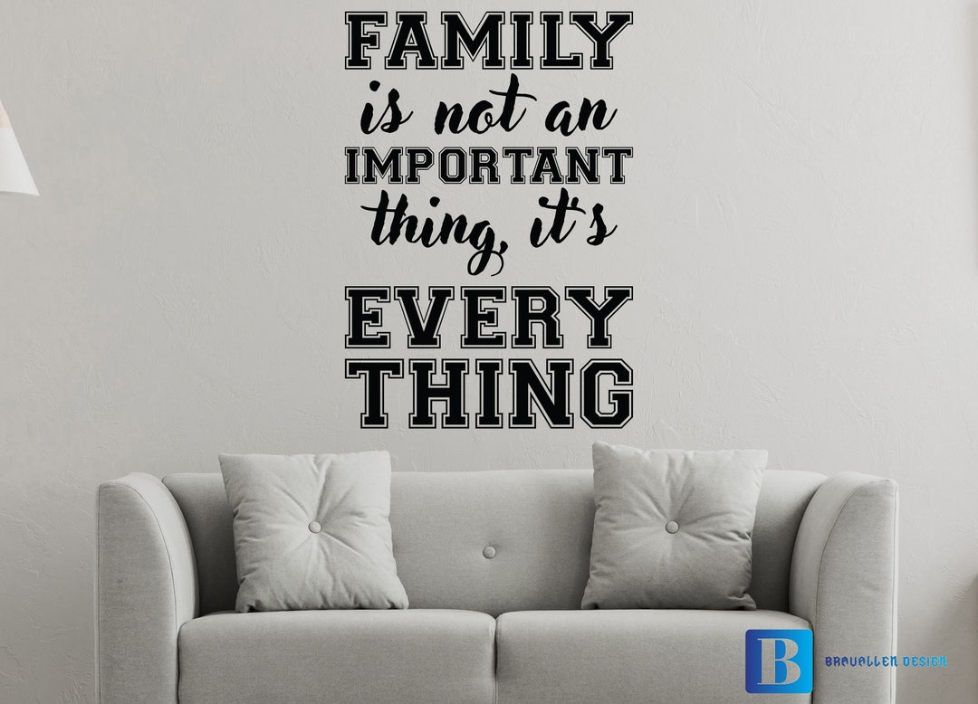 Family is Everything Room Wall Art Decal Sticker - Etsy