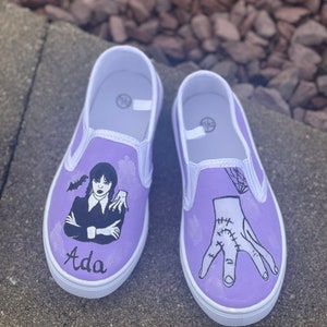 Wednesday Adams slip on shoes