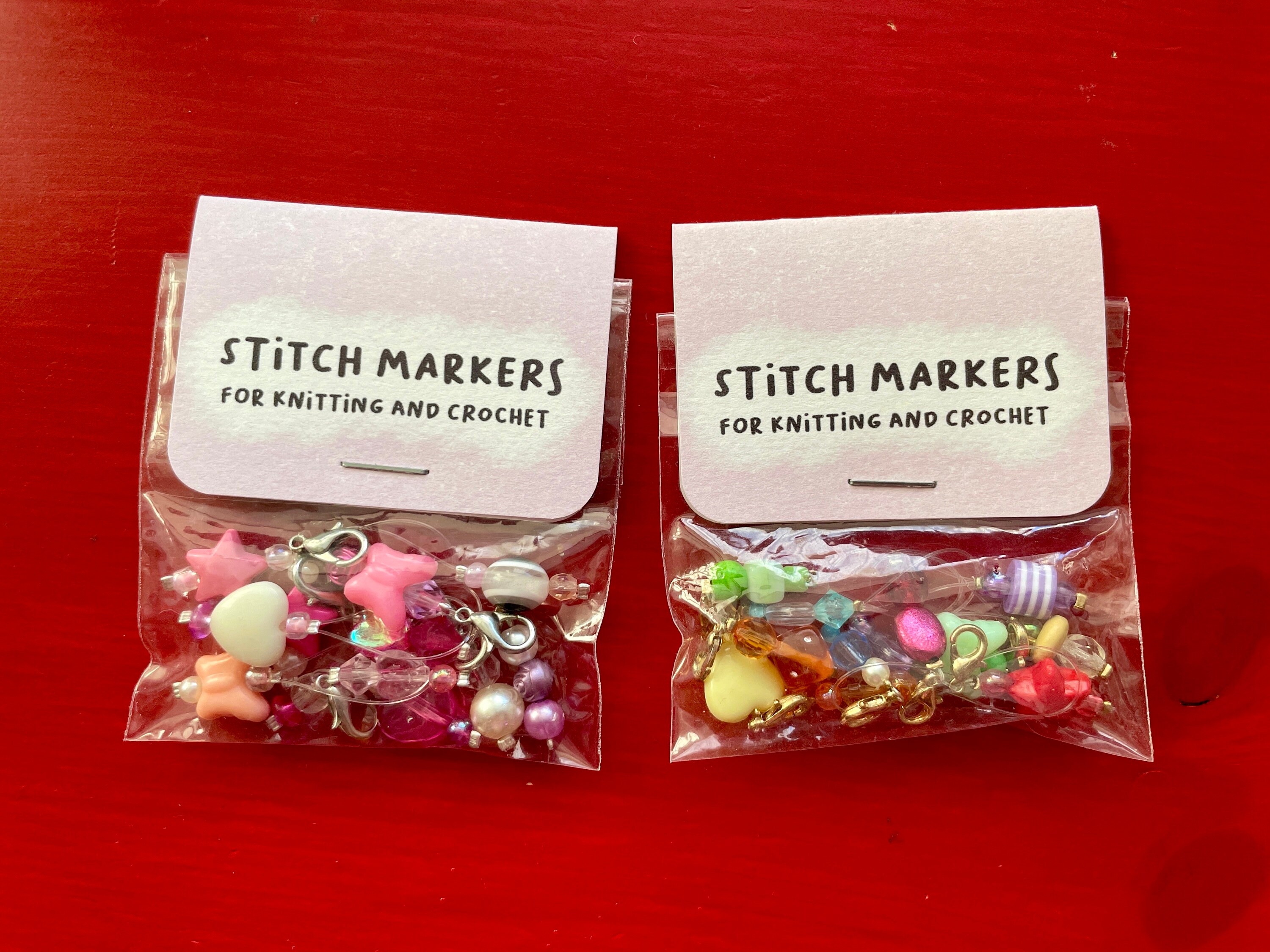 Naive Bead Stitch Markers for Knitting & Crochet 