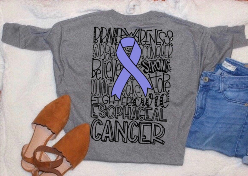 Esophageal Cancer Awareness Tshirts & Long Sleeves - Etsy